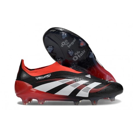 adidas Predator Elite 25 LL FG X MOMENTS Nero Bianco Rosso Vivido