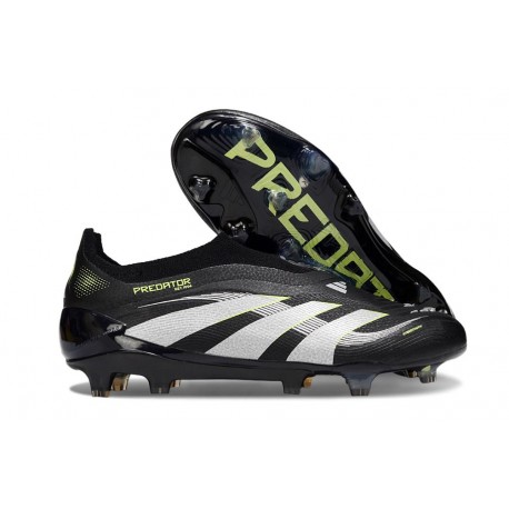 adidas Predator Elite 25 LL FG Nero Bianco Giallo