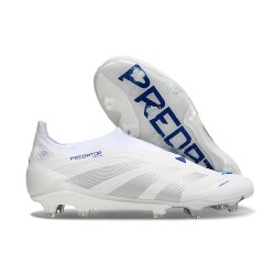 adidas Predator Elite 25 LL FG Bianco Grigio Blu