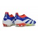 adidas Predator Elite 25 LL FG Blu Lucido Ftwr Bianco Rosso Solare