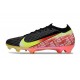 Nike Air Zoom Mercurial Vapor XVI Elite FG X VINI JR Nero Dynamic Giallo Verde Spark Brt Cremisi