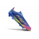 Scarpe adidas F50+ Senza Lacci FG Blu Fusion Limone Lucido Rosa Lucido