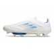 Scarpe adidas F50+ Senza Lacci FG Bianco Perla Metallico