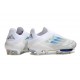 Scarpe adidas F50+ Senza Lacci FG Bianco Perla Metallico