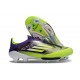 Scarpe adidas F50+ Senza Lacci FG Viola Rush Ftwr Bianco Limone Lucido