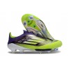 Scarpe adidas F50+ Senza Lacci FG Viola Rush Ftwr Bianco Limone Lucido