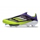 Scarpe adidas F50+ Senza Lacci FG Viola Rush Ftwr Bianco Limone Lucido