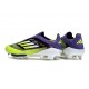 Scarpe adidas F50+ Senza Lacci FG Viola Rush Ftwr Bianco Limone Lucido