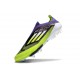 Scarpe adidas F50+ Senza Lacci FG Viola Rush Ftwr Bianco Limone Lucido