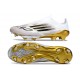 Scarpe adidas F50+ Senza Lacci FG Bianco Nero Core Oro Met