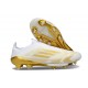 Scarpe adidas F50+ Senza Lacci FG Bianco Oro Met