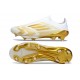Scarpe adidas F50+ Senza Lacci FG Bianco Oro Met