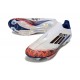 Scarpe adidas F50+ Senza Lacci FG X Son Bianco Nero Rosso Acceso