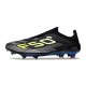  adidas F50+ Senza Lacci FG Nero Core Ferro Metallizzato Limone Lucido