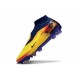 Scarpa da Calcio Nike Phantom 6 Elite DF FG Giallo Blu Oro
