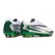 Nike Phantom 6 Elite Low FG Bianco Argento Verde