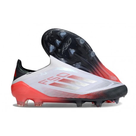 Adidas Scarpa da Calcio F50 Elite LL FG Bianco Nero Rosso