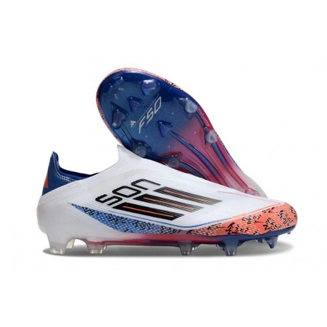 Adidas F50 Elite Senza Lacci X Son Fg Bianco Nero Rosso Acceso