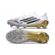 Adidas Scarpa da Calcio F50 Elite LL FG Bianco Nero Core Oro Met