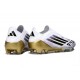 Adidas Scarpa da Calcio F50 Elite LL FG Bianco Nero Core Oro Met