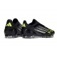 Adidas F50 Elite LL FG Nero Core Ferro Metallizzato Limone Lucido