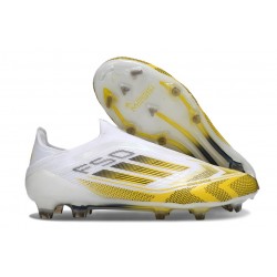 Adidas Scarpa da Calcio F50 Elite LL FG Bianco Giallo