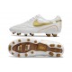 Scarpa Nike Tiempo Legend 10 Elite FG Ronaldo Bianco Oro