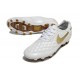 Scarpa Nike Tiempo Legend 10 Elite FG Ronaldo Bianco Oro