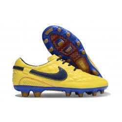 Scarpa Nike Tiempo Legend 10 Elite FG Ronaldo Giallo Svart