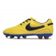 Scarpa Nike Tiempo Legend 10 Elite FG Ronaldo Giallo Svart