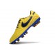 Scarpa Nike Tiempo Legend 10 Elite FG Ronaldo Giallo Svart