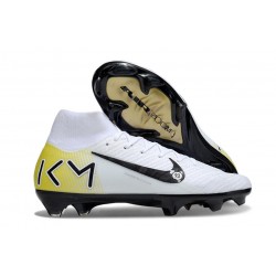Nike Zoom Mercurial Superfly 10 Elite FG Bianco Nero Giallo