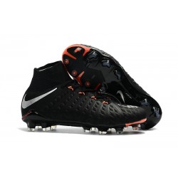 Nike Hypervenom Phantom III DF FG Scarpa da Calcio - Nero Metallico