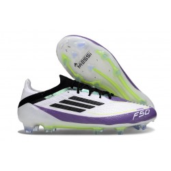 Scape Adidas F50 Elite FG X Messi Ftwr Bianco Nero Core Unity Viola