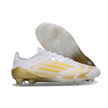 Scape Adidas F50 Elite FG Bianco Oro Met
