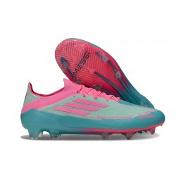Scape Adidas F50 Elite FG X Messi Flash Acqua Rosa Lucido Ciano Lucido