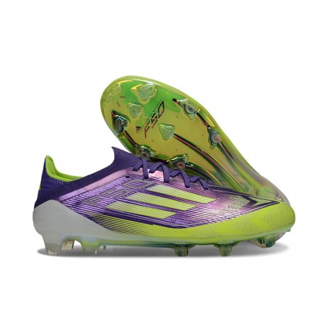 Scape Adidas F50 Elite FG Viola Rush Limone Lucido