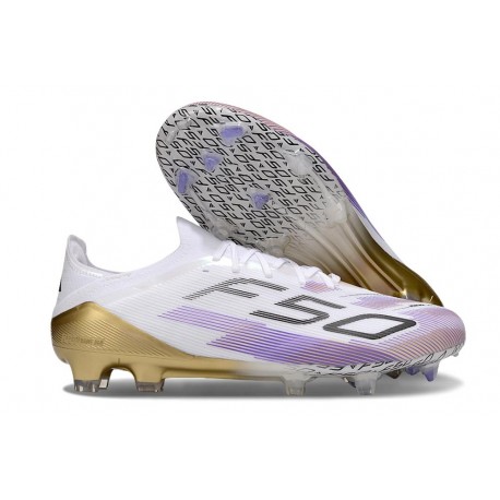 Scape Adidas F50 Elite FG Bianco Viola Nero