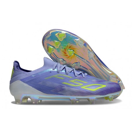 Scape Adidas F50 Elite FG Viola Tone Limone Lucido Viola Rush