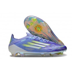 Scape Adidas F50 Elite FG Viola Tone Limone Lucido Viola Rush