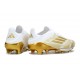 adidas F50+ Elite FG Bianco Oro Met