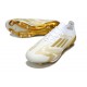 adidas F50+ Elite FG Bianco Oro Met