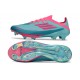 Scarpa da Calcio adidas F50+ FG X Messi Flash Acqua Rosa Lucido Ciano Lucido