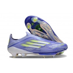 Scarpe adidas F50+ Senza Lacci FG Viola Tone Limone Lucido Viola Rush