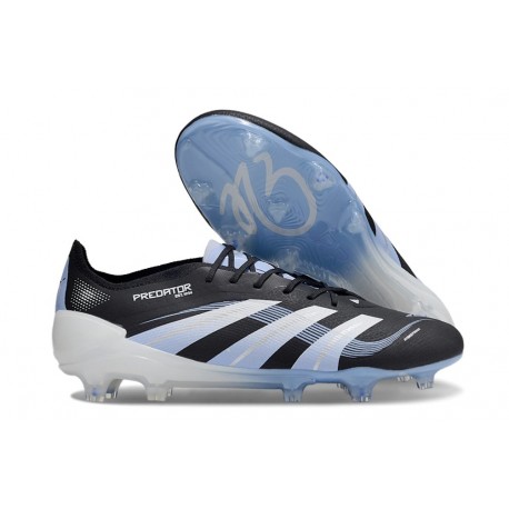 Scarpe da Calcio adidas Predator Elite FG Nero Bianco Blu