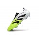 Scarpe da Calcio adidas Predator Elite FG Ftwr Bianco Nero Core Limone Lucido