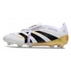 adidas Predator Elite Fold-over Tongue FG Ftwr Bianco Nero Oro Met