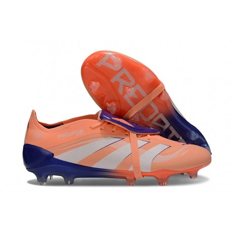 adidas Predator Elite Fold-over Tongue FG Arancio Bianco Blu