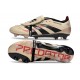 adidas Predator Elite Fold-over Tongue FG Platin Met Nero Aurora Rosso