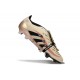 adidas Predator Elite Fold-over Tongue FG Platin Met Nero Aurora Rosso